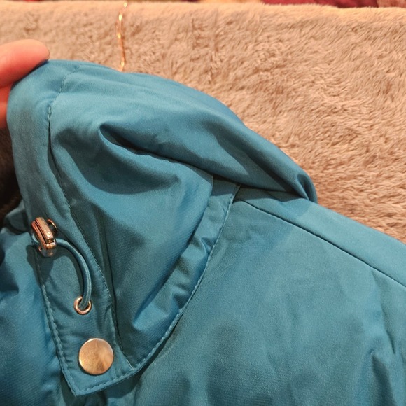 ZeroXposur Women Ski Jacket Blue Black Down Feathers Winter Size L #464 - Picture 8 of 14